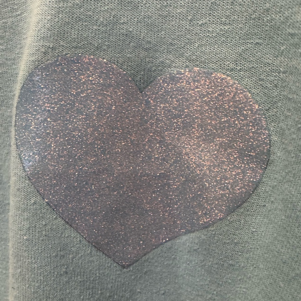 Aviator Nation Blue with heart sweatshirt XL - Picture 4 of 6